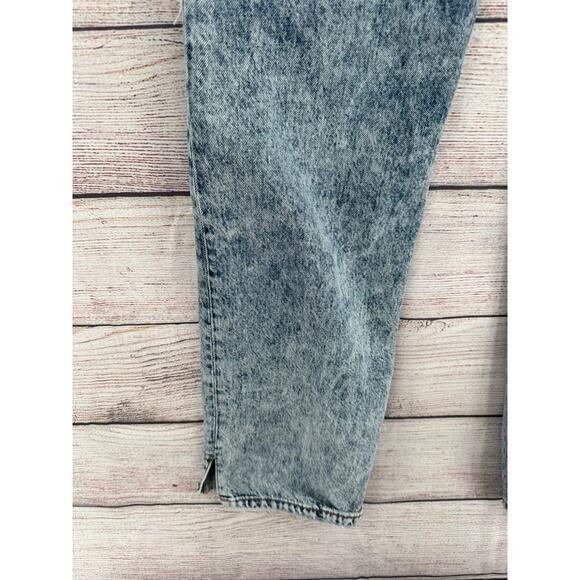 We the Free People Distressed Mineral Washed Straight Leg Jeans Womens 29 Blue - Picture 5 of 12
